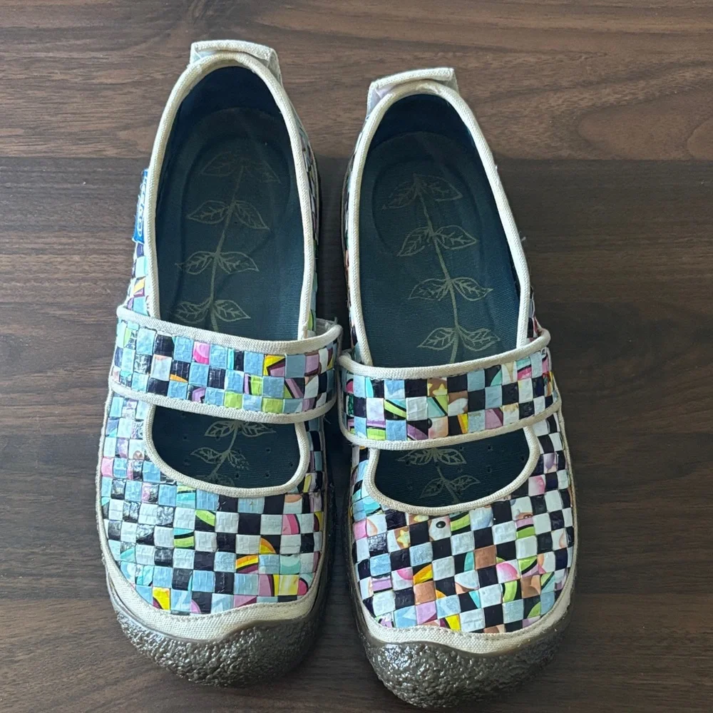 Keen Multicolor Checkered Flats - Picture 3 of 7